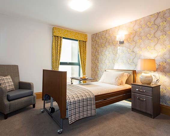 Bedroom at Trinity House Care Home