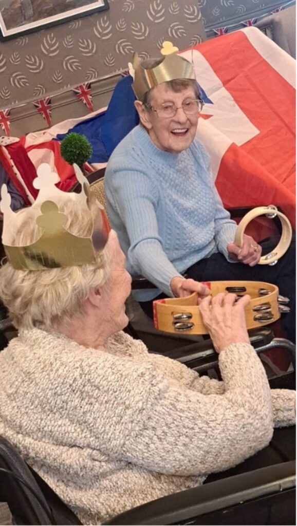 Residents Playing with The Tambourine