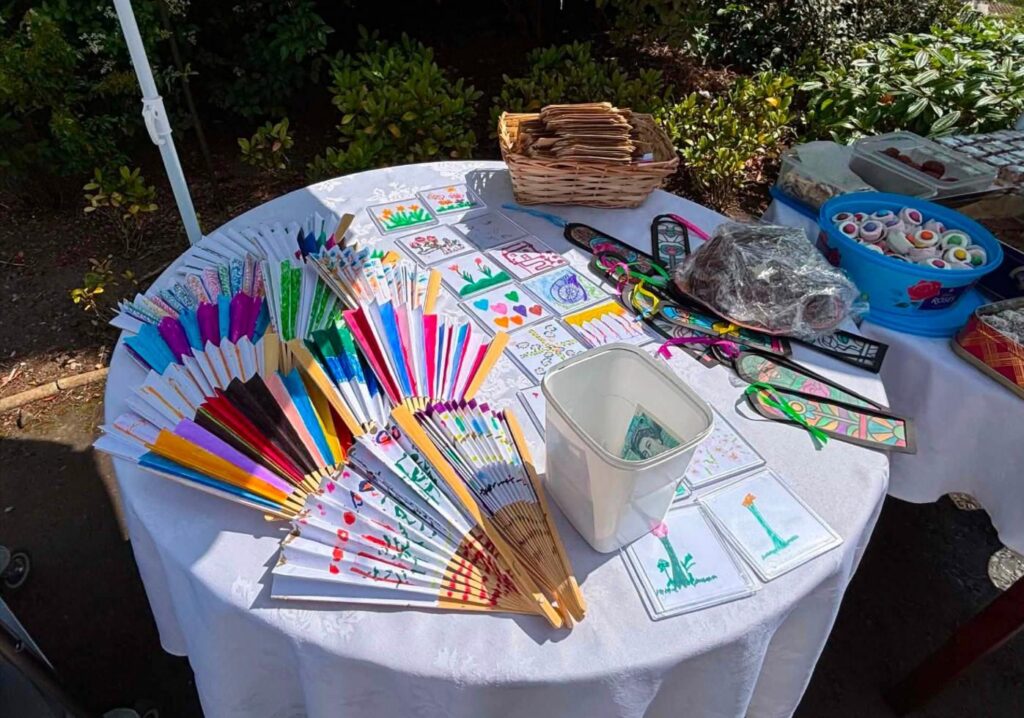 stall at summer fete